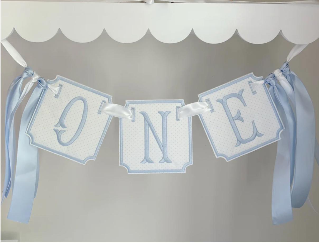 BLUE BIRTHDAY BANNER