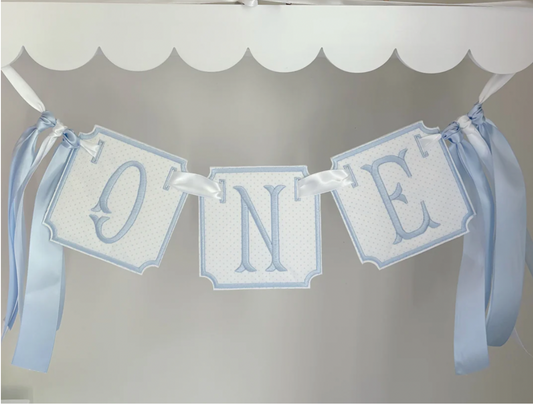 BLUE BIRTHDAY BANNER