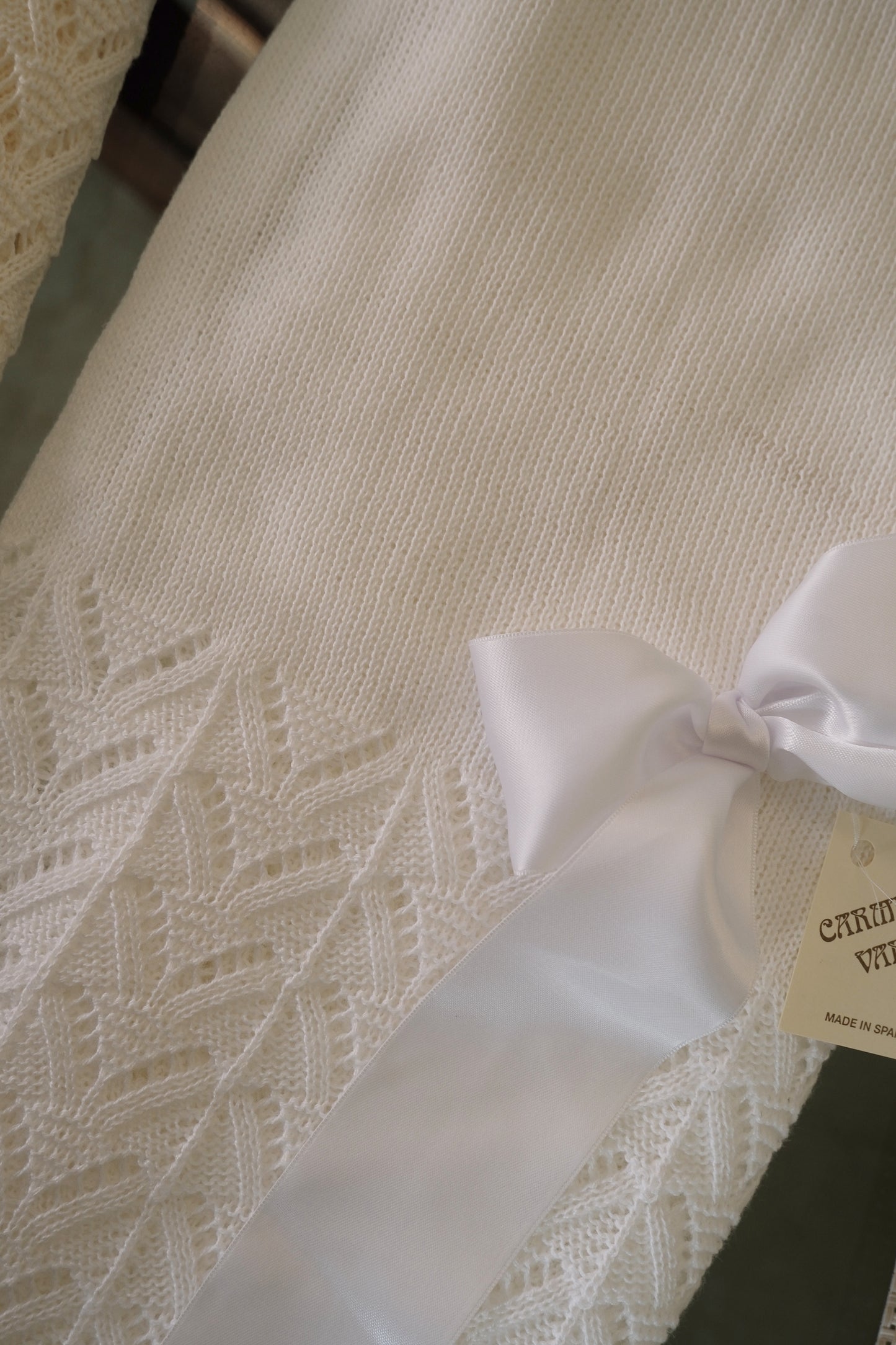 KNITTED BABY BLANKET